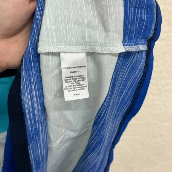 16W + 20W - LIZ CLAIBORNE - Stripe Polo Tank Midi Dress NEW - Picture 6 of 11